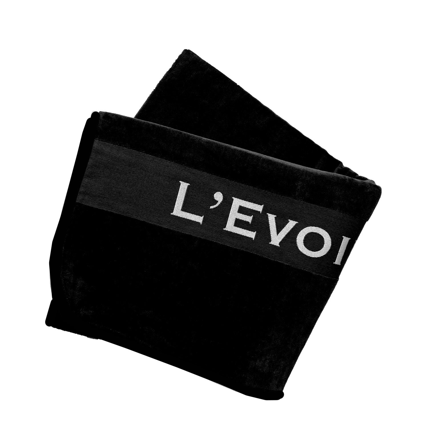 L'Evoine Terry Blanket Abschwitzdecke schwarz baumwolle