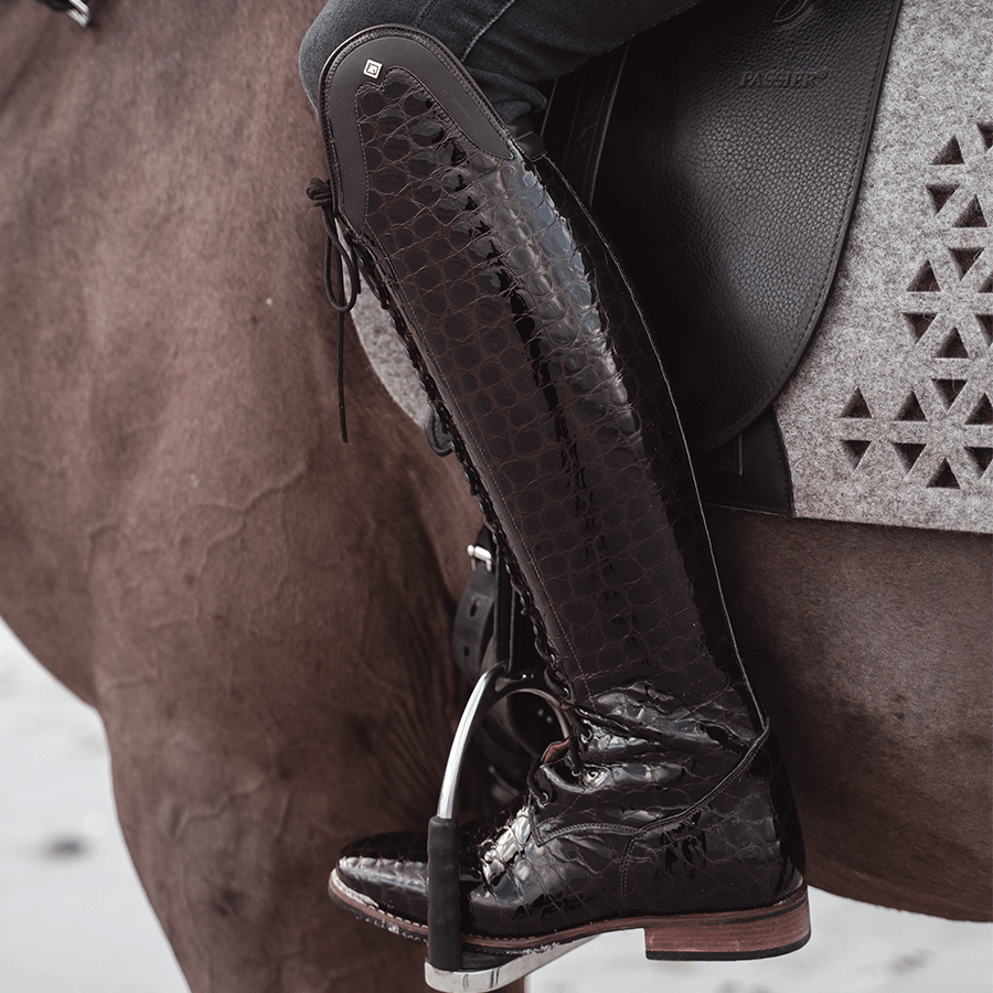 De Niro Dressurstiefel Leder DeNiro Dressurstiefel Botticelli Mokka