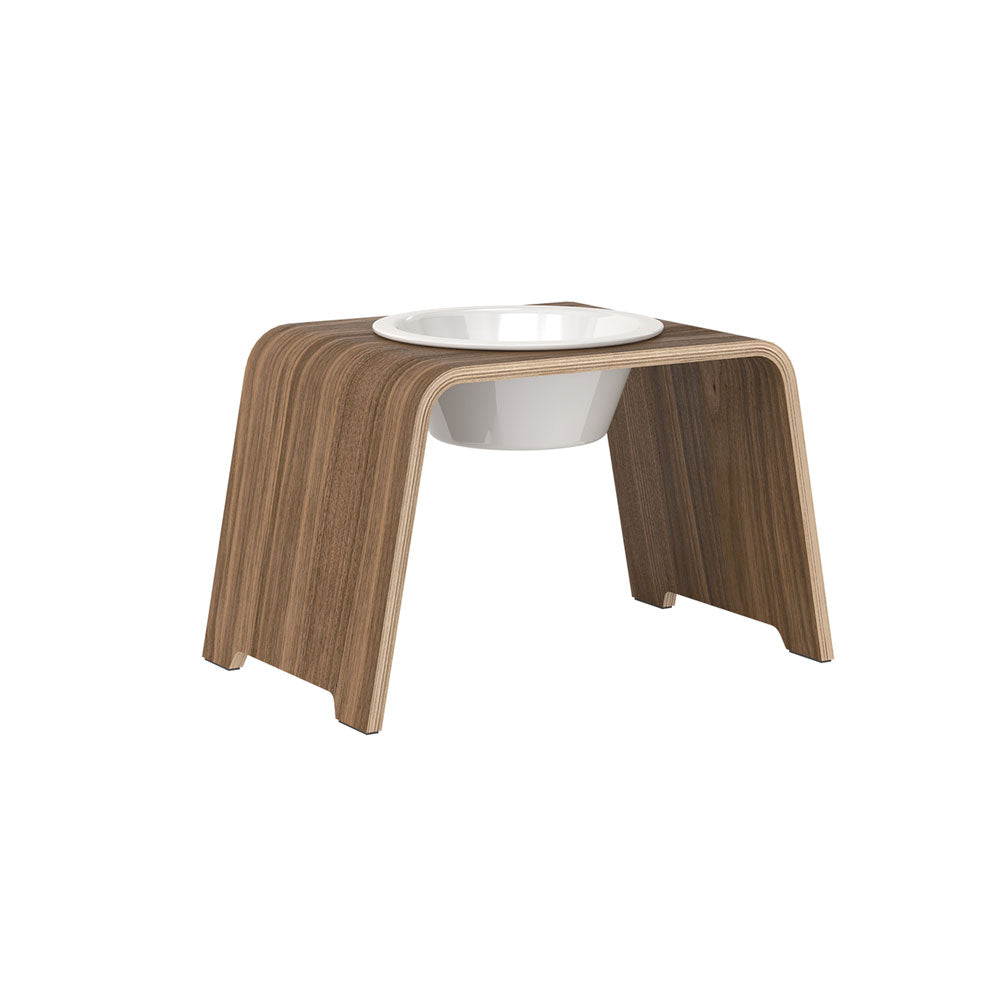 dogBar single Porzellan Nussbaum