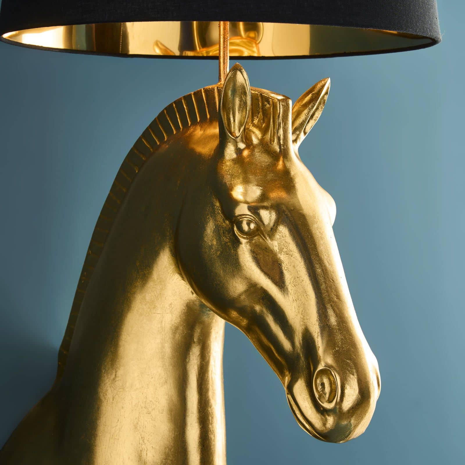 Stehlampe Pferd Amadeus Stehlampe gold
