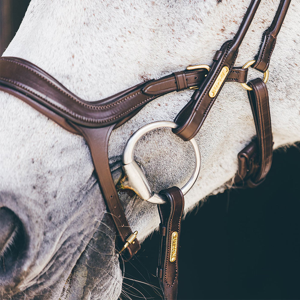 Utzon Equestrian Zaumzeug Bristol braun Details